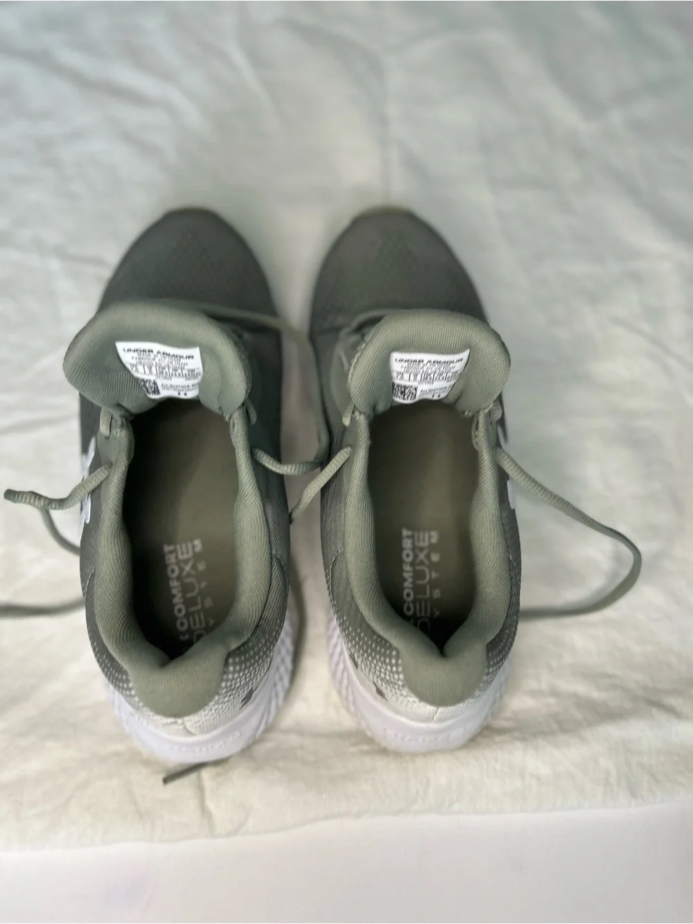 UA Charged Rogue 4 Sage Green Pastel Activewear Running Shoe Women 7.5